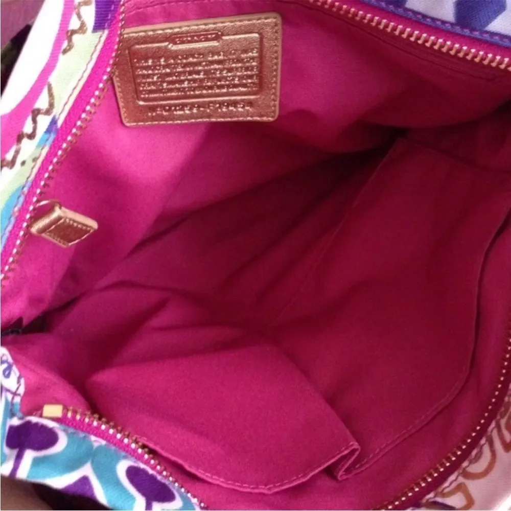 Coach Poppy Crossbody Purse Graffiti
